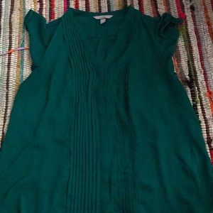 Beautiful deep green blouse.